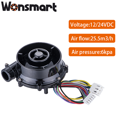 Dc borstlös fläkt 12v/24v